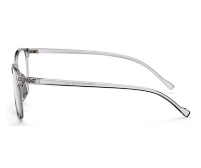 Transparent Grey Cateye Eyeglasses for Women