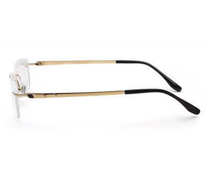 Zenith Rimless Titanium Chasma with Golden Black Temple