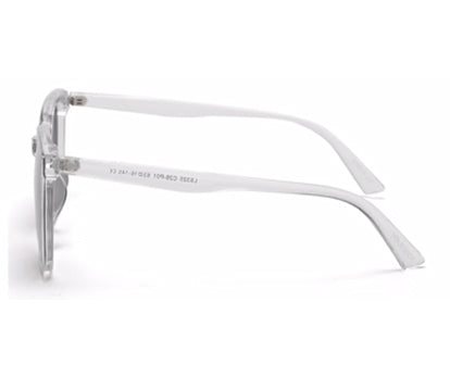 Transparent Black Large Wayfarer UV Protection Sunglass for Women