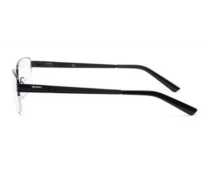 CLASSIC BLACK RECTANGLE EYEGLASSES