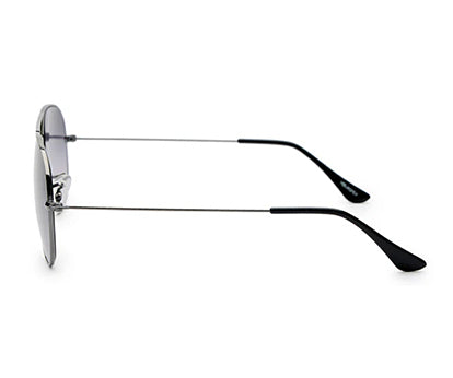 ChromePurple Gradient Aviator Sunglasses