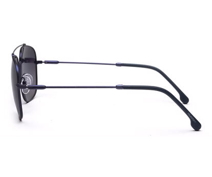 Blue Squared full Rim Metal Sunglasses For Men