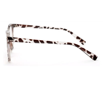 Snow Leopard Large Square Eyeglasses for Women