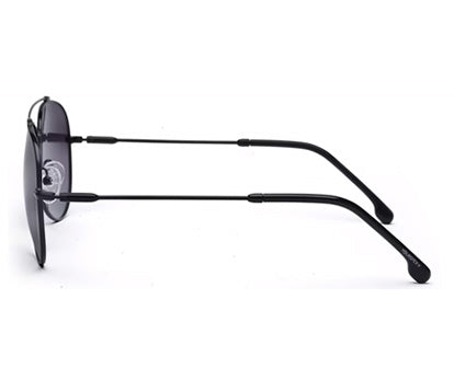 Black Aviator Full Rim Metal Sunglasses