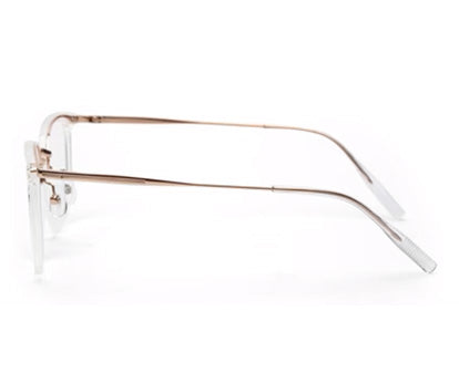 ZENITH TITANIUM TRANSPARENT GOLD WAYFARER UNISEX CHASHMA