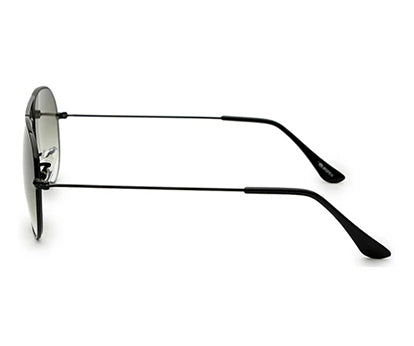 JetBlack Unisex Aviators Gradient Sunglasses