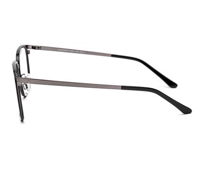 Layered Black  & Silver Metallic Glasses