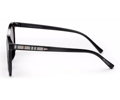 Black Oval UV 400 Protection Sunglass for Women