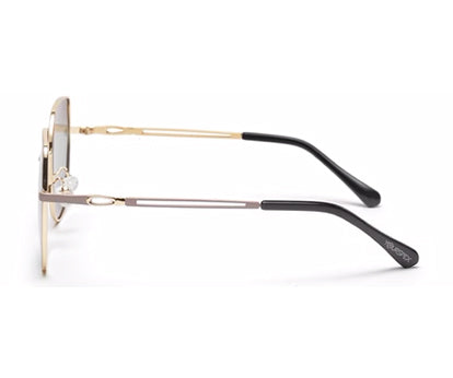 Gradient Light Brown Large Square UV Protection Sunglass for Men & Women