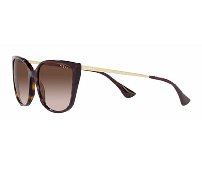 Vogue Eyewear Female Havana Cat Eye Sunglasses