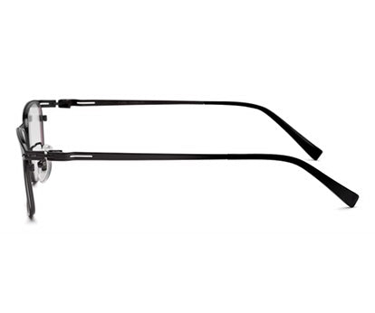 Zenith Metallic Titanium Grey Spectacles for Men