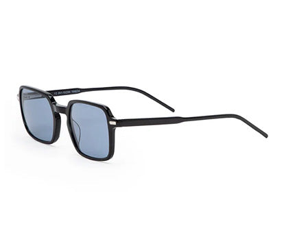 Black Square Shaped Acetate Frame