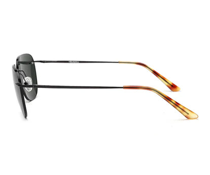 Rimless Square Black Sunglasses