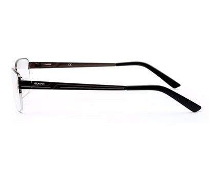 HALF RIM BLACK EYEGLASS FOR MEN