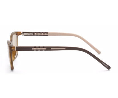 UV400 BROWN RECTANGLE KIDS SUNGLASSES