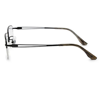 Zenith Titanium Sleek Black Frames