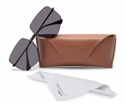 Black Irregular Shaped UV Protection Sunglass for Men & Women