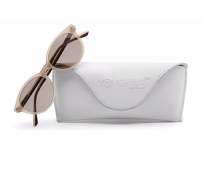 LIGHT BROWN ROUND SUNGLASSES FOR KIDS
