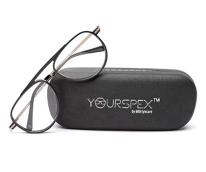 Trendy Black Round Glasses