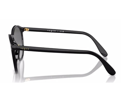 Vogue Eyewear Women's Vintage Black Round Sunglasses