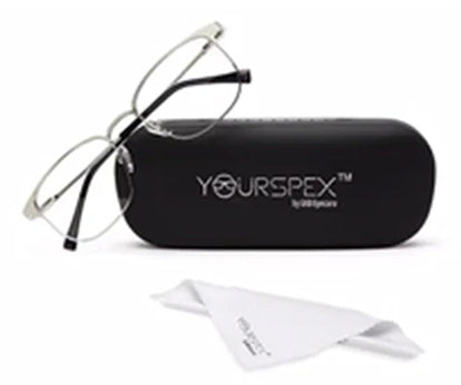 SILVER CLUBMASTER UNISEX EYEGLASSES