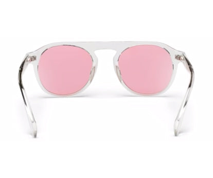 Pink Aviator Full Rim UV400 Protected Sunglasses For Men