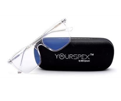 Transparent Large Square Eyeglasses for Men and Women