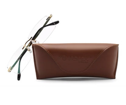 Zenith Rimless Titanium Chasma with Golden Black Temple
