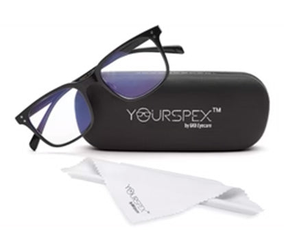Black Rectangle Eyeglasses for Men