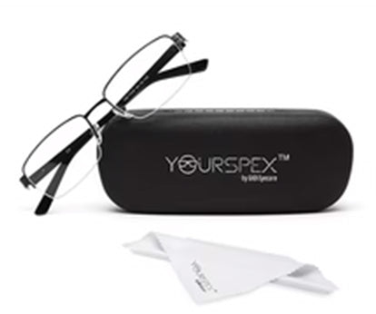 CLASSIC BLACK RECTANGLE EYEGLASSES