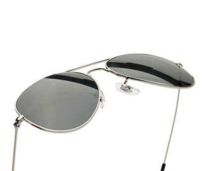 SilverWing Aviators Ocean Green Lens Sunglasses
