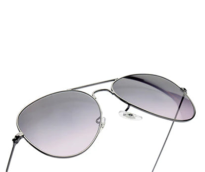 ChromePurple Gradient Aviator Sunglasses