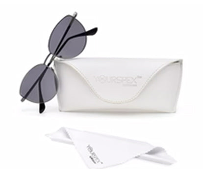Gunmetal Cateye Sunglasses