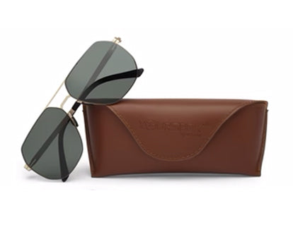 Zenith UV400 Titanium Large Aviator Polarized Sunglasses for Men