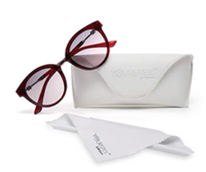 Light Blue Cateye Style Sunglasses