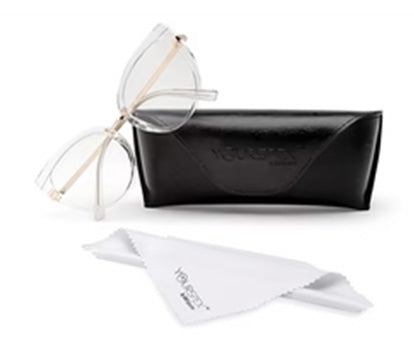 Transparent Cat-Eye Glasses