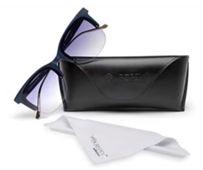 Dark Blue Gradient Clubmaster UV Protection Sunglass for Men