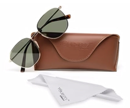 Grey Shade Oval Shaped Polarised UV Sunglass