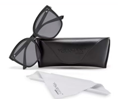Black Large Wayfarer Square UV Protection Sunglasses for Women