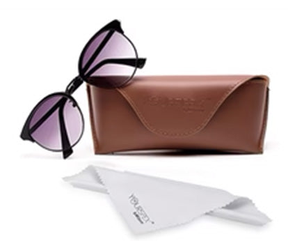 Gradual Grey Black Cateye Style UV Sunglass