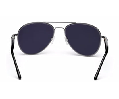 Blue Mirrored 400 UV Protected Aviator Sunglasses For Men & Women