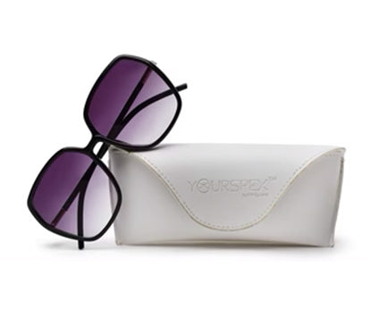 Gradient Black Square UV 400 Sunglass for Women