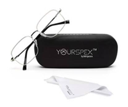 SQUARE METALLIC UNISEX EYEGLASSES