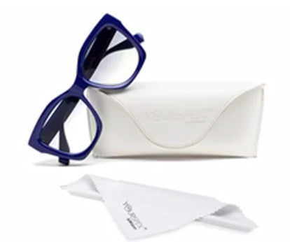 Thick Blue Sunglasses