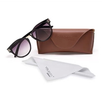 Gradual Grey Black Cateye Style UV Sunglass