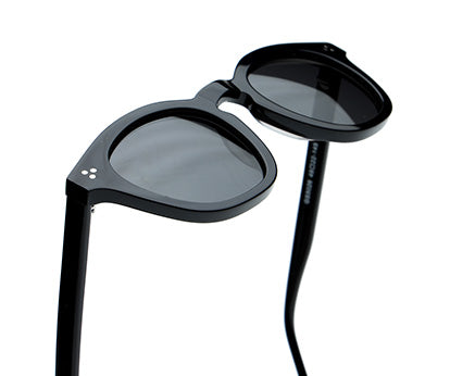 YourSpex-Modern Black Square UV400 Sunglasses-Medium-Square
