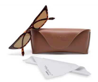Tort Brown Cateye Vintage UV Protected Sunglass for Women