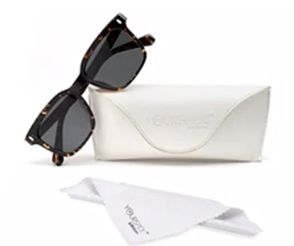 Black Leopard Print Sunglasses