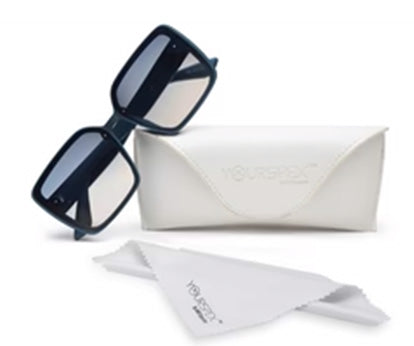 Gradient Blue Square UV Sunglass for Women