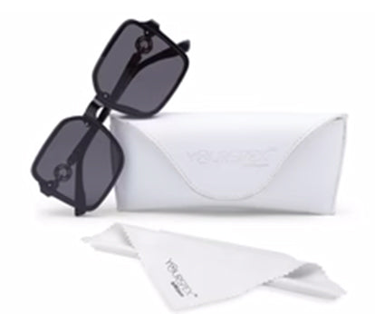 Black Square UV Sunglass for Women